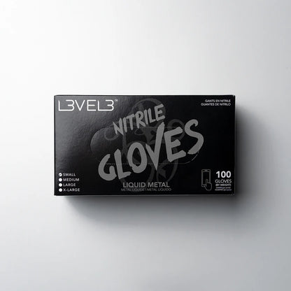 NITRILE GLOVES - LIQUID METAL - MEDIUM